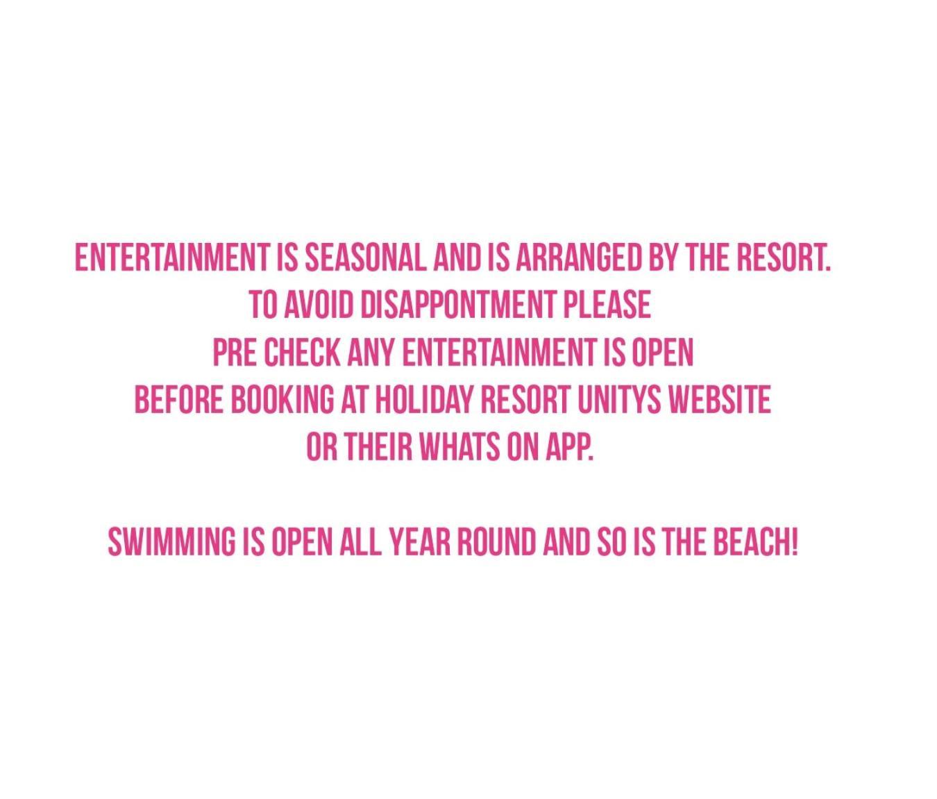 A22 Unity Beach Holiday Resort Unity Brean Sleeps 8 People 3 Bedrooms 1 Pet Stays Free Berrow Εξωτερικό φωτογραφία
